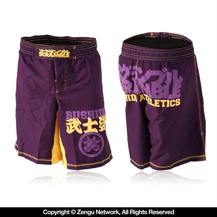Scramble Bushido Athletics Purple Fight Shorts